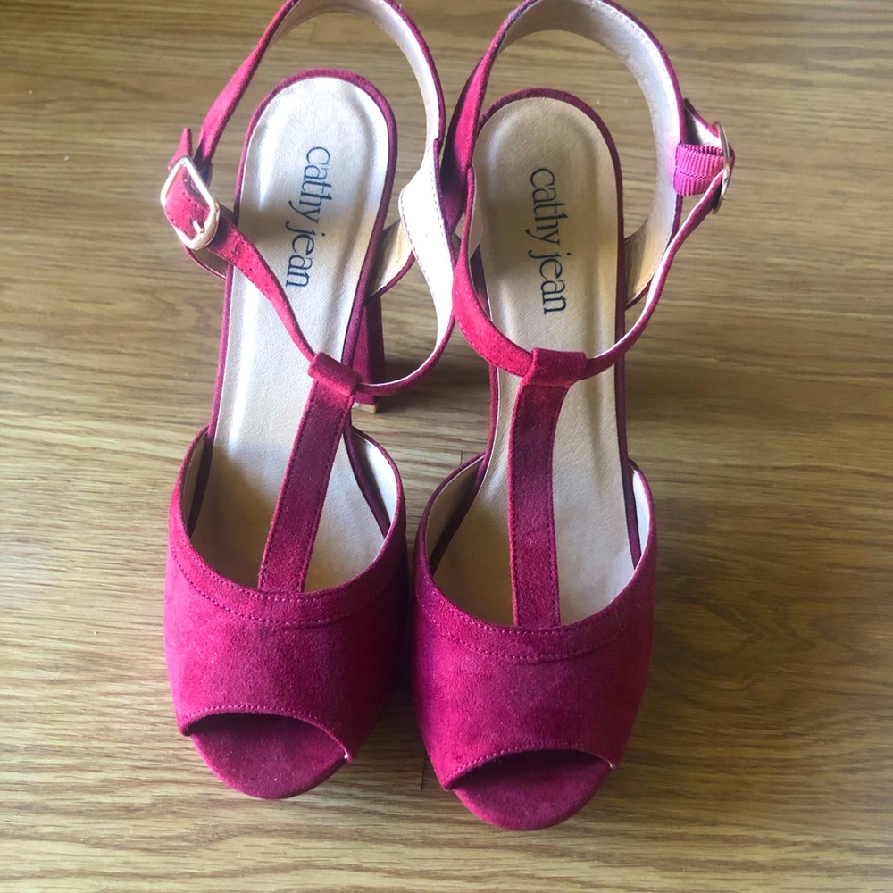 NEVER WORN Cathy Jean Heels ~ 6 inch ~ Size US 10